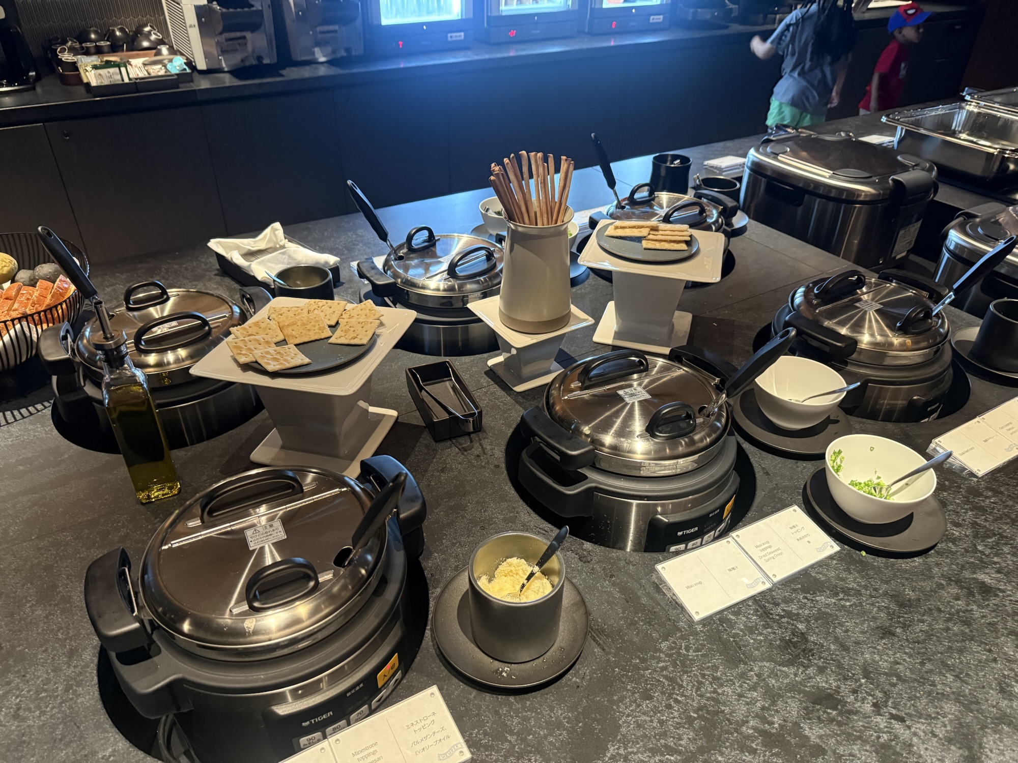 充実したホットミール